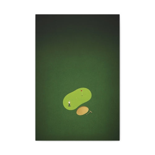 Putting Green Canvas Print